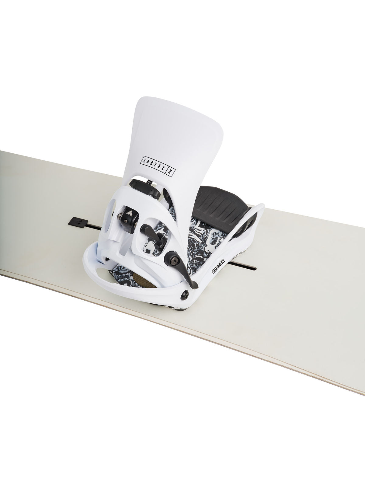 Men's Burton Step On Cartel X Snowboard Bindings - White - Burton Bindings Step On - alternate view 6
