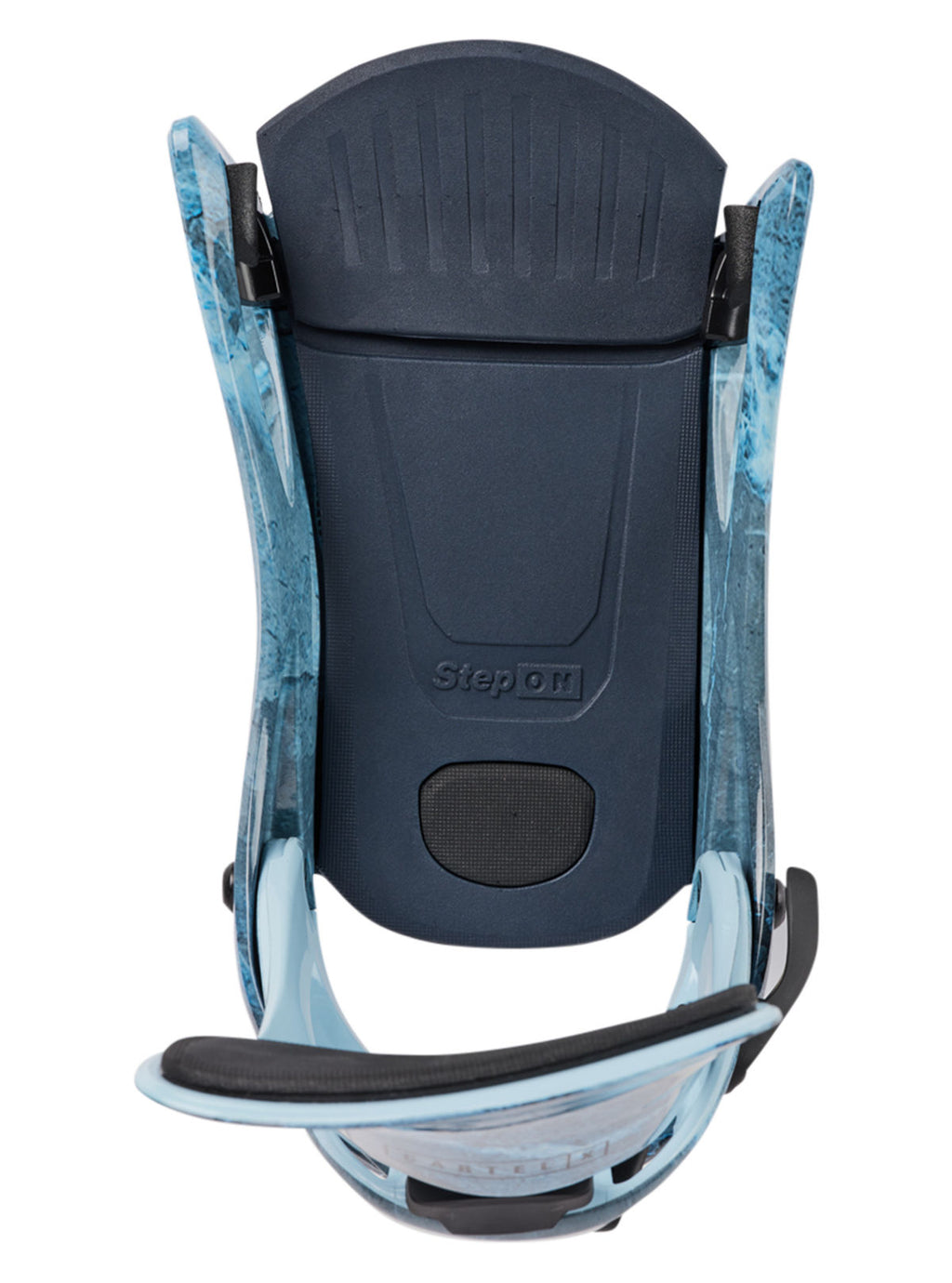 Men's Burton Step On Cartel X Snowboard Bindings - Marbled Stone - Burton Bindings Step On - alternate view 4