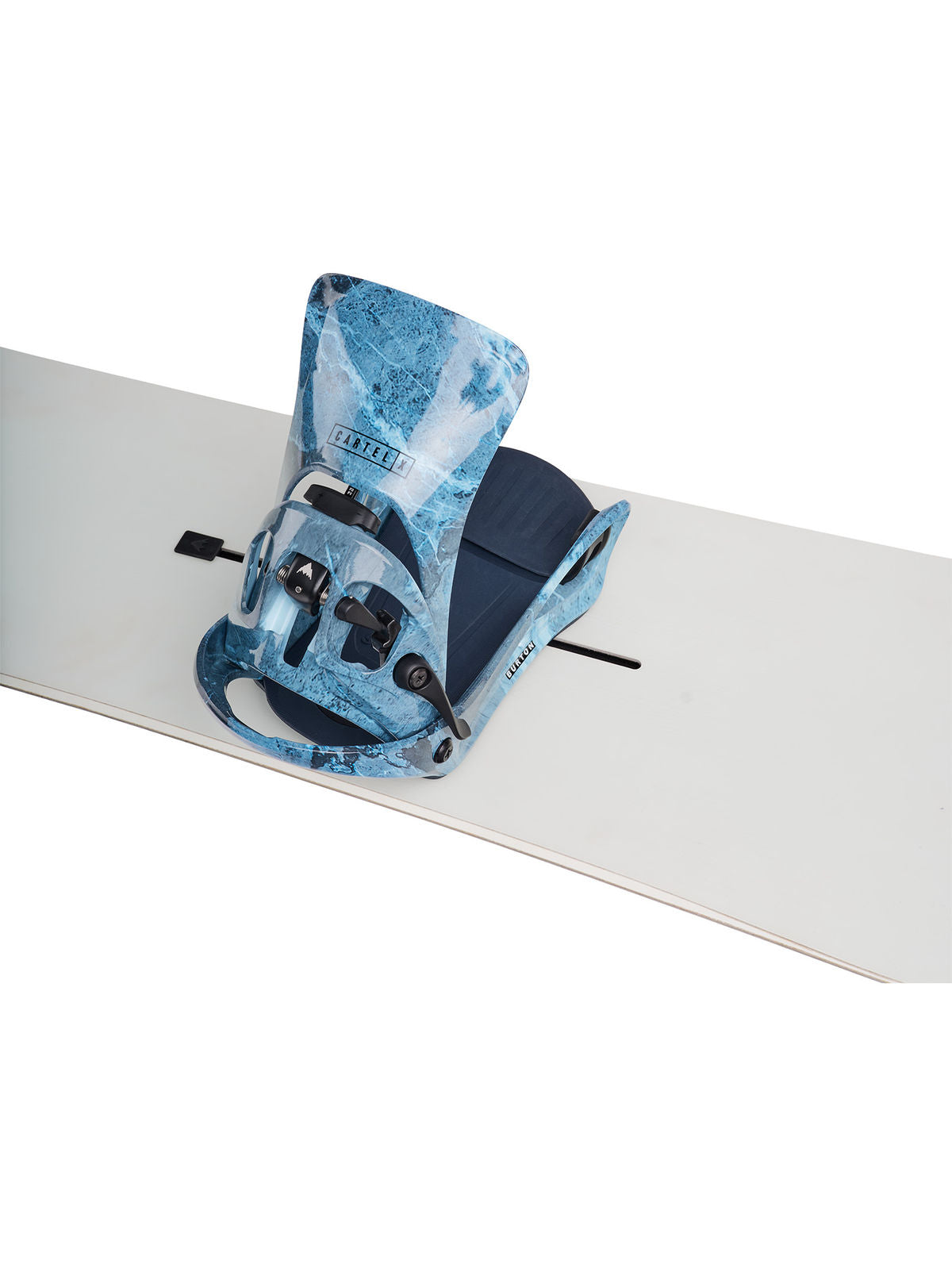Men's Burton Step On Cartel X Snowboard Bindings - Marbled Stone - Burton Bindings Step On - alternate view 6