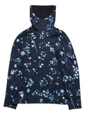 Men's Burton Synthetic Midweight Base Layer Long Neck - Cyanotype Floral - Burton Crew Neck Base