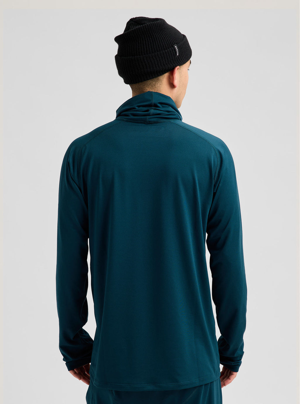 Men's Burton Synthetic Midweight Base Layer Long Neck - Bear Hug Brown/Atlantic Teal - Burton Crew Neck Base - alternate view 5
