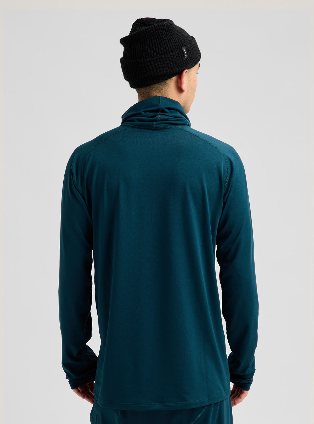 Men's Burton Synthetic Midweight Base Layer Long Neck - Bear Hug Brown/Atlantic Teal - Burton Crew Neck Base - alternate view 5