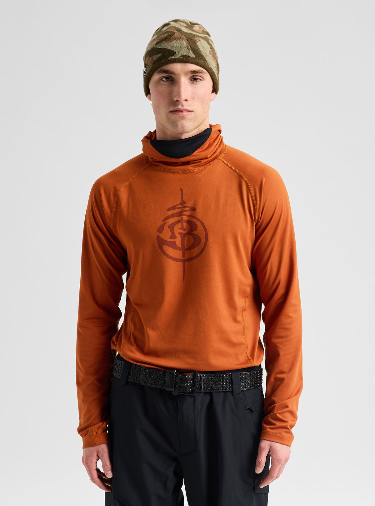 Men's Burton Synthetic Midweight Base Layer Long Neck - Spiced Chai - Burton Crew Neck Base - alternate view 4