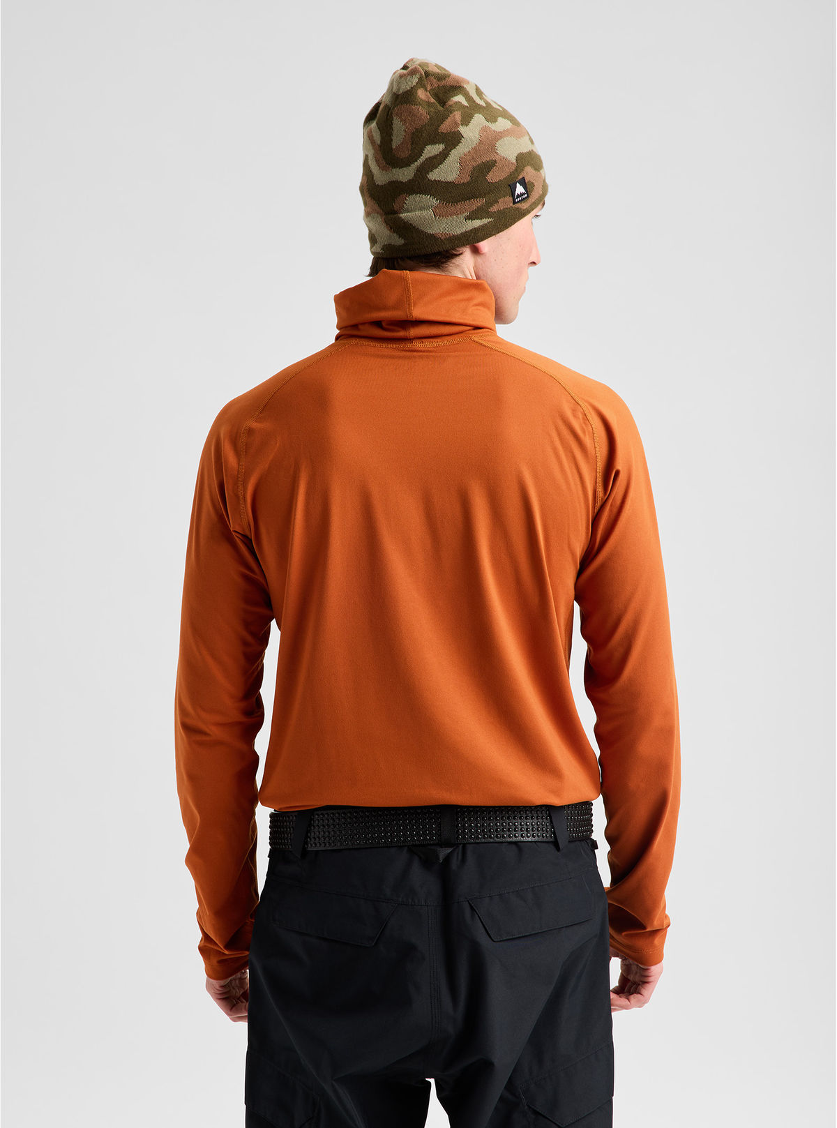 Men's Burton Synthetic Midweight Base Layer Long Neck - Spiced Chai - Burton Crew Neck Base - alternate view 5