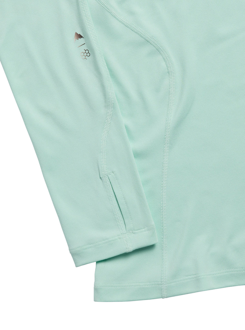 Women's Burton Synthetic Midweight Base Layer Long Neck - Spring Frost - Burton Crew Neck Base - alternate view 2