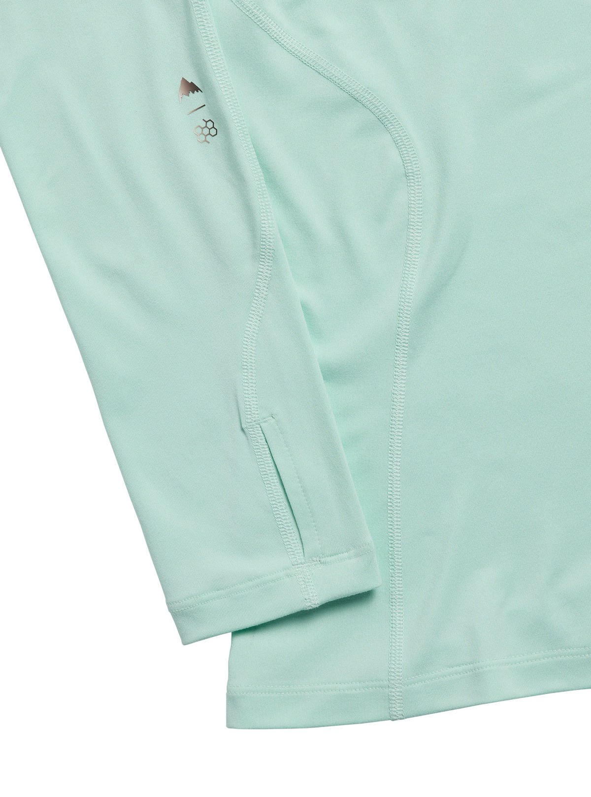 Women's Burton Synthetic Midweight Base Layer Long Neck - Spring Frost - Burton Crew Neck Base - alternate view 2
