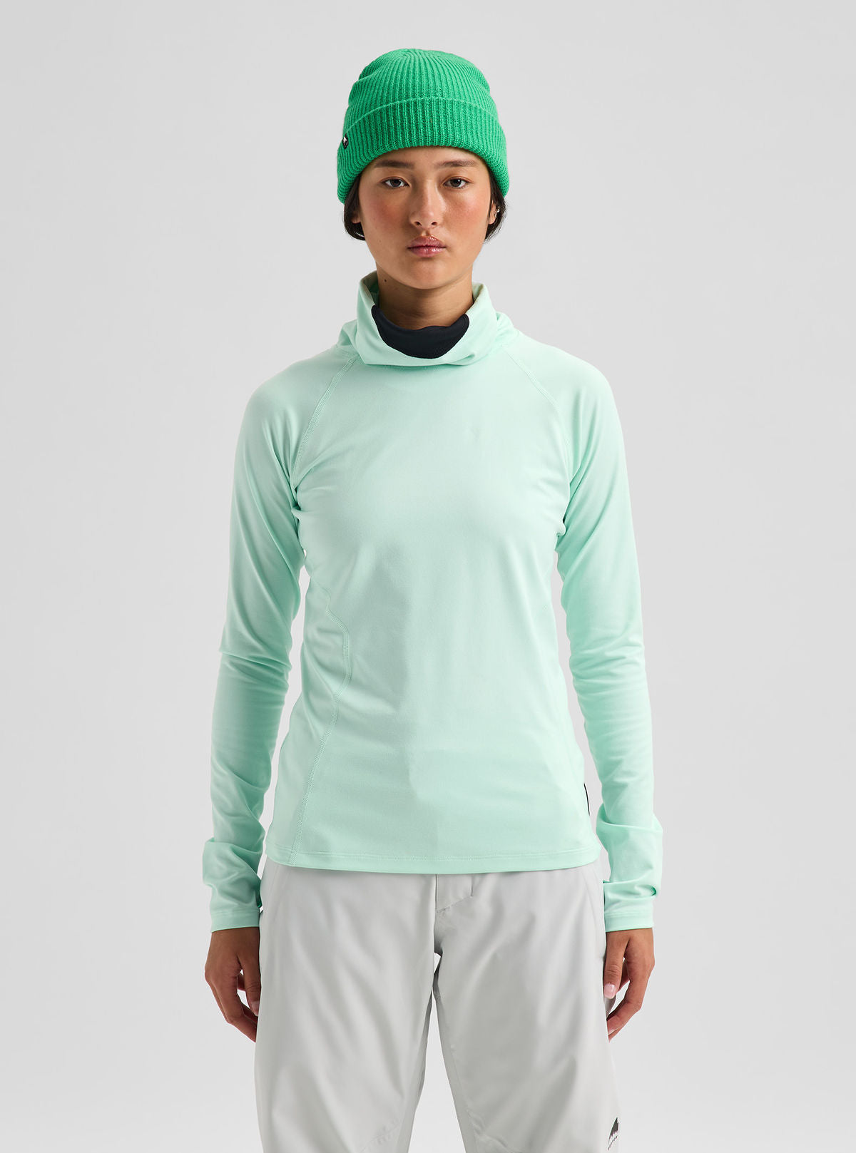 Women's Burton Synthetic Midweight Base Layer Long Neck - Spring Frost - Burton Crew Neck Base - alternate view 4