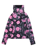 Women's Burton Synthetic Midweight Base Layer Long Neck - Shockwave Floral - Burton Crew Neck Base