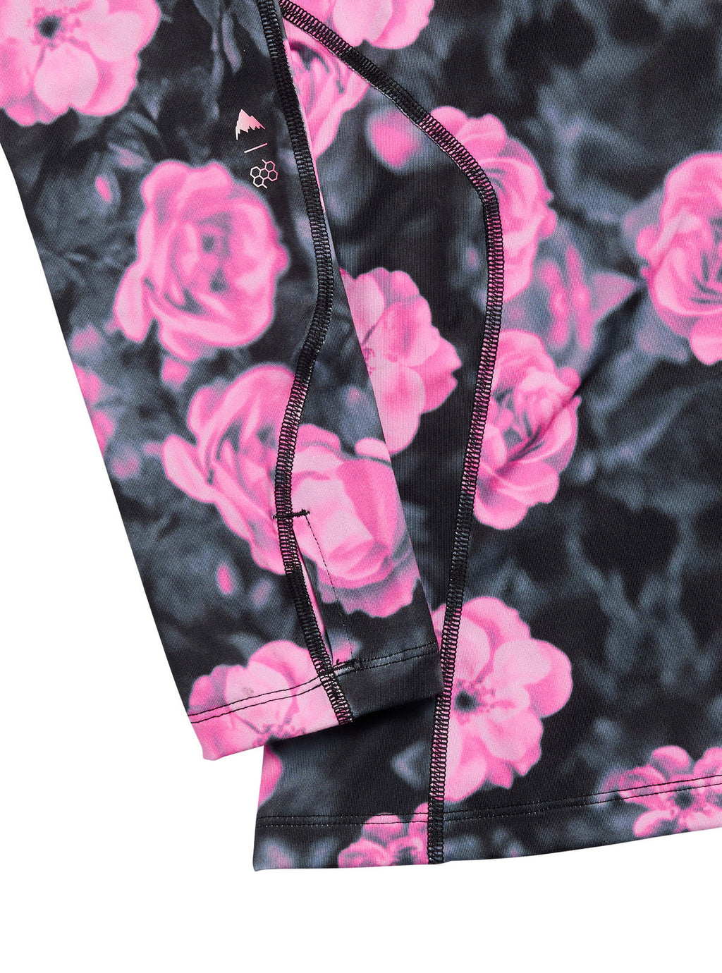 Women's Burton Synthetic Midweight Base Layer Long Neck - Shockwave Floral - Burton Crew Neck Base - alternate view 2