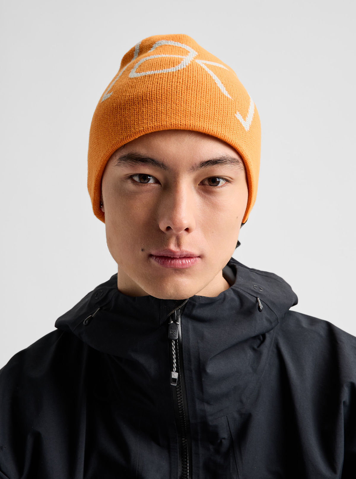Burton [ak] Logo Beanie - Goldfish Orange - Burton Beanies - alternate view 2