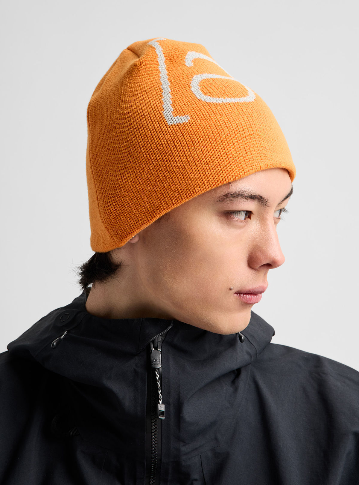 Burton [ak] Logo Beanie - Goldfish Orange - Burton Beanies - alternate view 3