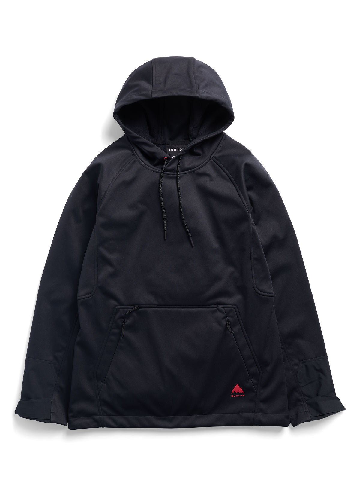 Burton Crown Weatherproof Riding Pullover Hoodie - True Black - Burton Pullover Hoodie Apparel