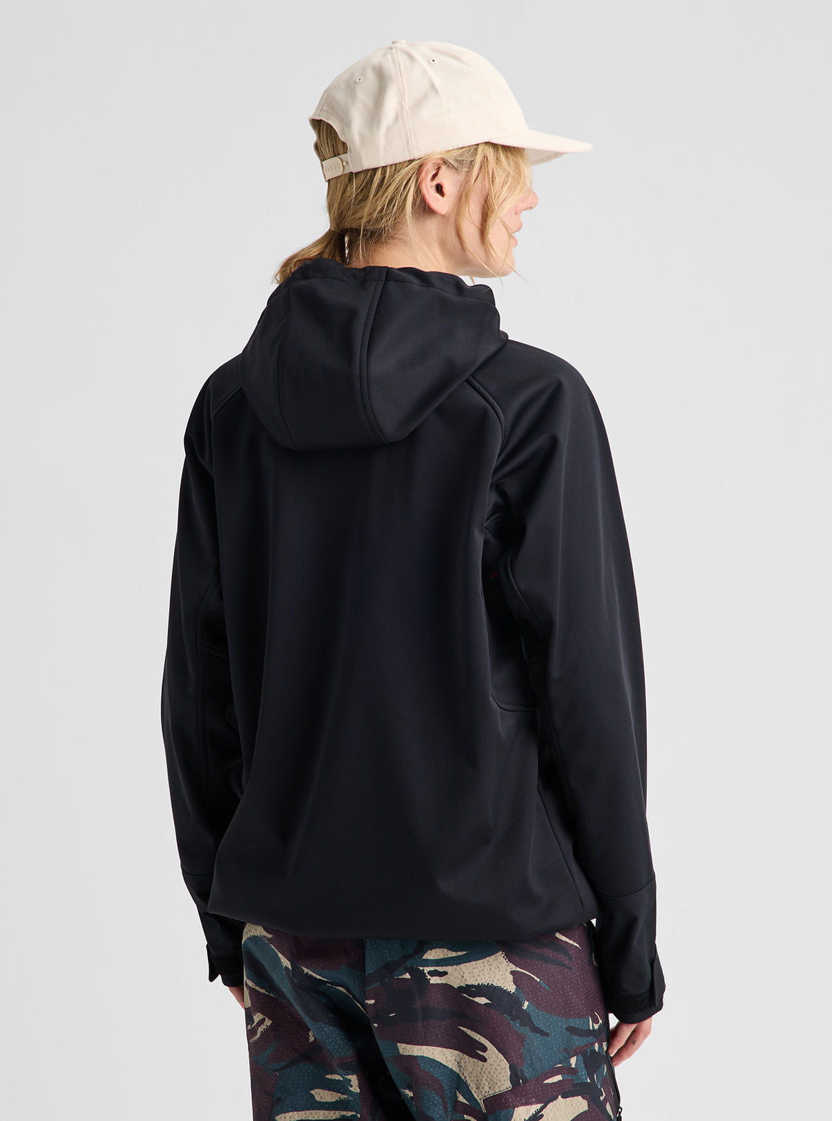 Burton Crown Weatherproof Riding Pullover Hoodie - True Black - Burton Pullover Hoodie Apparel - alternate view 11