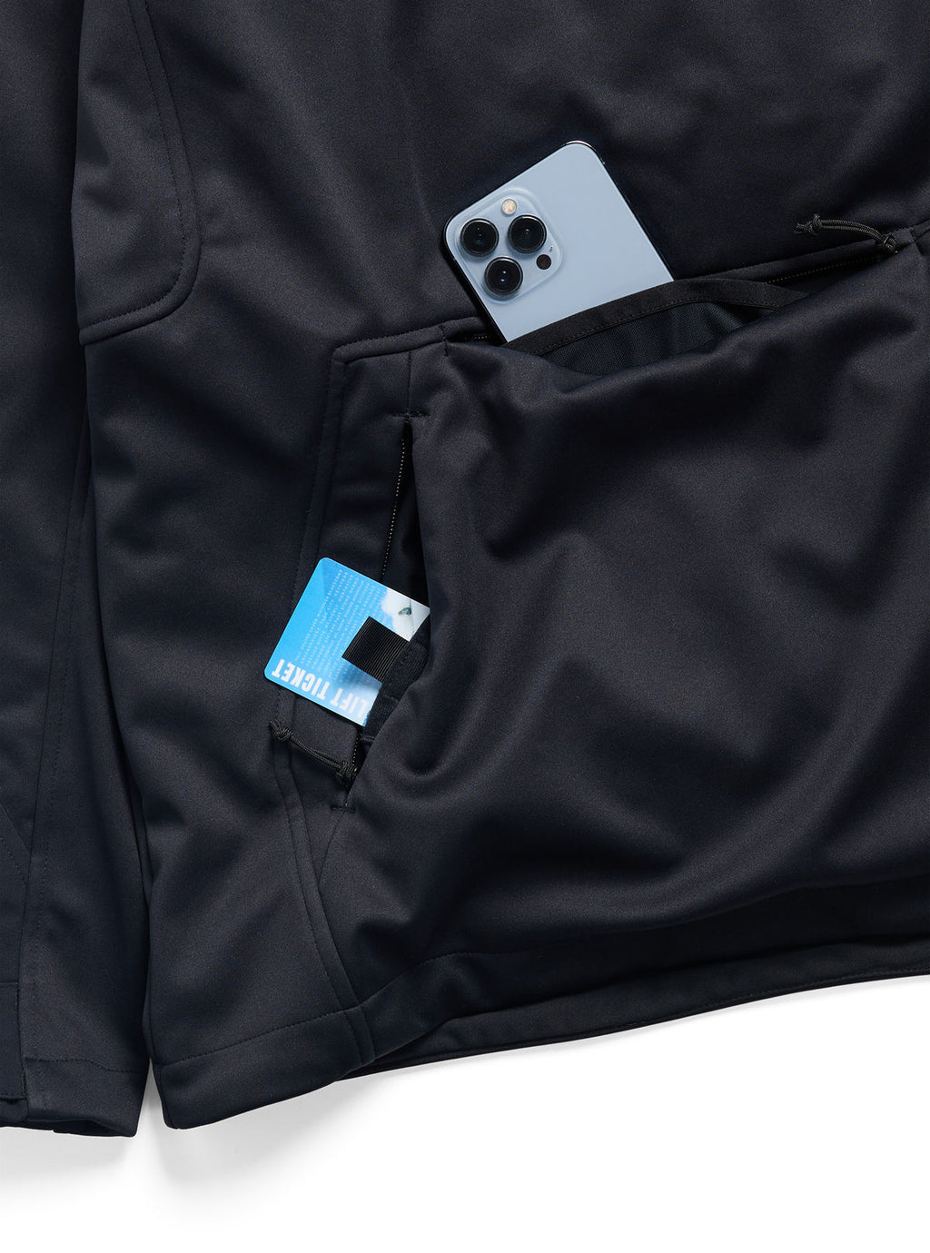 Burton Crown Weatherproof Riding Pullover Hoodie - True Black - Burton Pullover Hoodie Apparel - alternate view 5