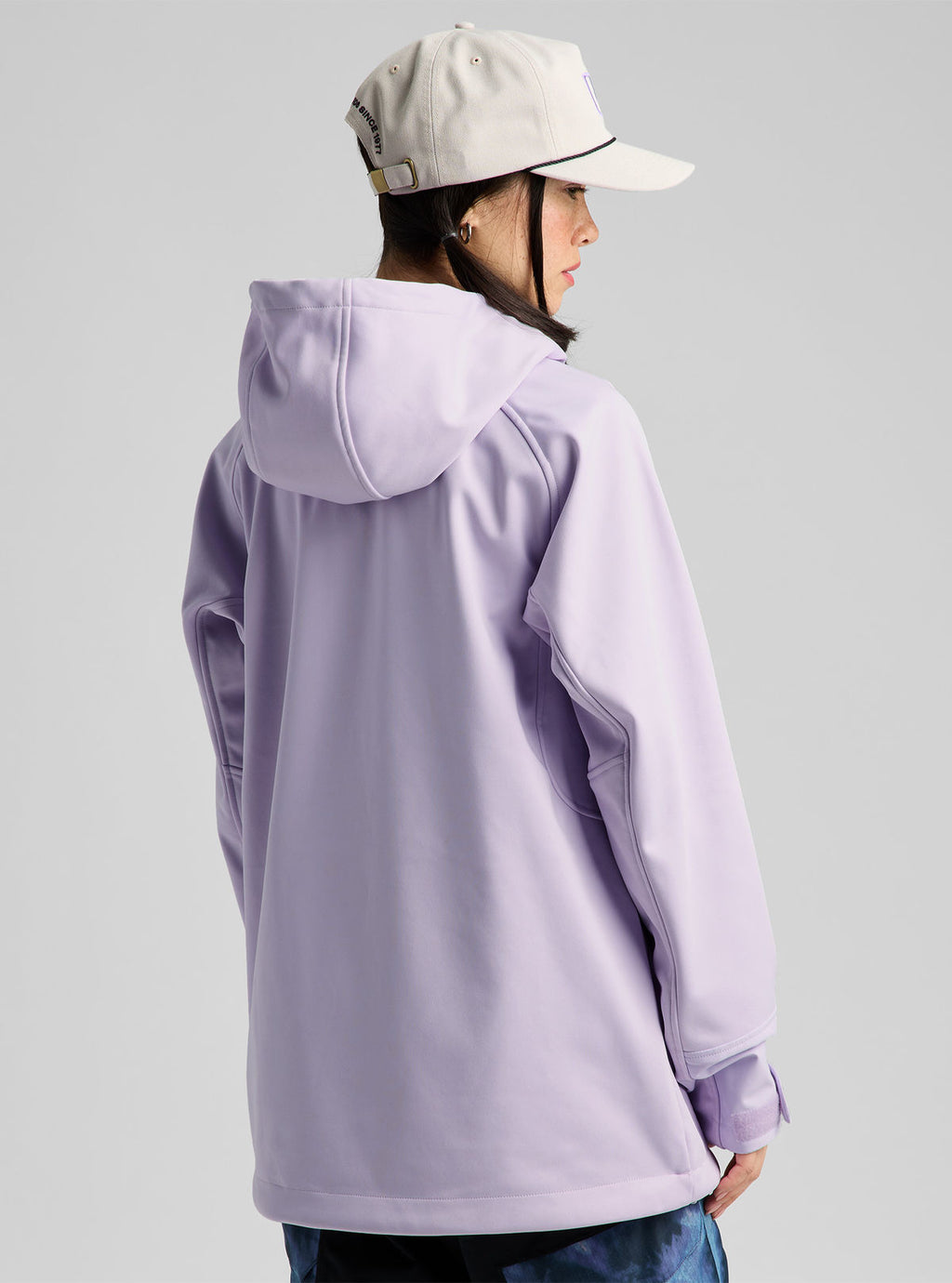 Burton Crown Weatherproof Riding Pullover Hoodie - Moondust Purple - Burton Pullover Hoodie Apparel - alternate view 5