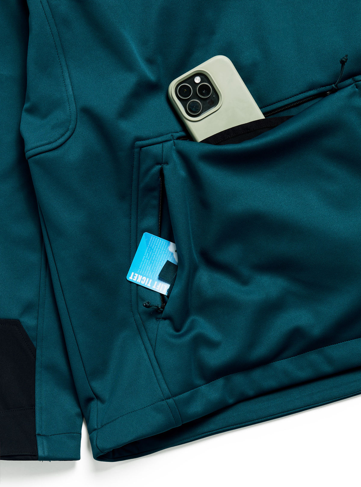Burton Crown Weatherproof Riding Pullover Hoodie - Atlantic Teal - Burton Pullover Hoodie Apparel - alternate view 2