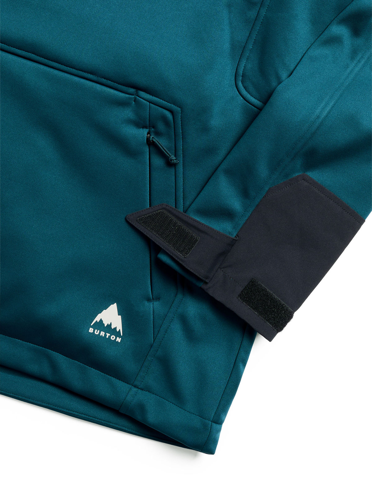 Burton Crown Weatherproof Riding Pullover Hoodie - Atlantic Teal - Burton Pullover Hoodie Apparel - alternate view 3