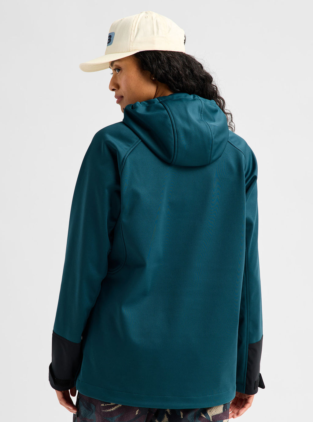 Burton Crown Weatherproof Riding Pullover Hoodie - Atlantic Teal - Burton Pullover Hoodie Apparel - alternate view 12