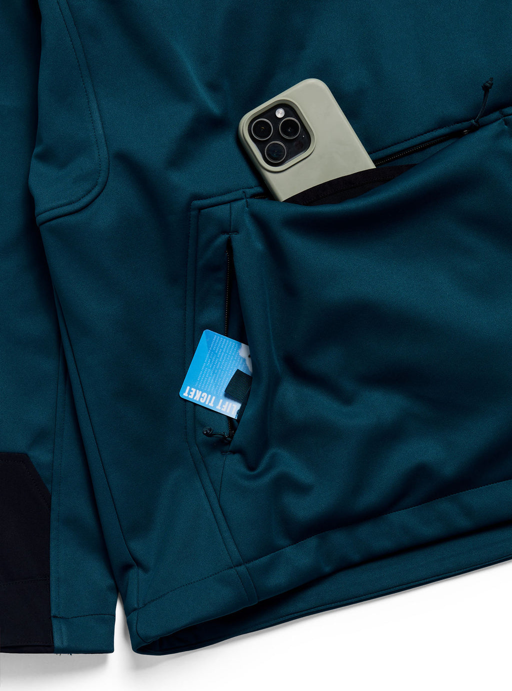 Burton Crown Weatherproof Riding Pullover Hoodie - Atlantic Teal - Burton Pullover Hoodie Apparel - alternate view 6