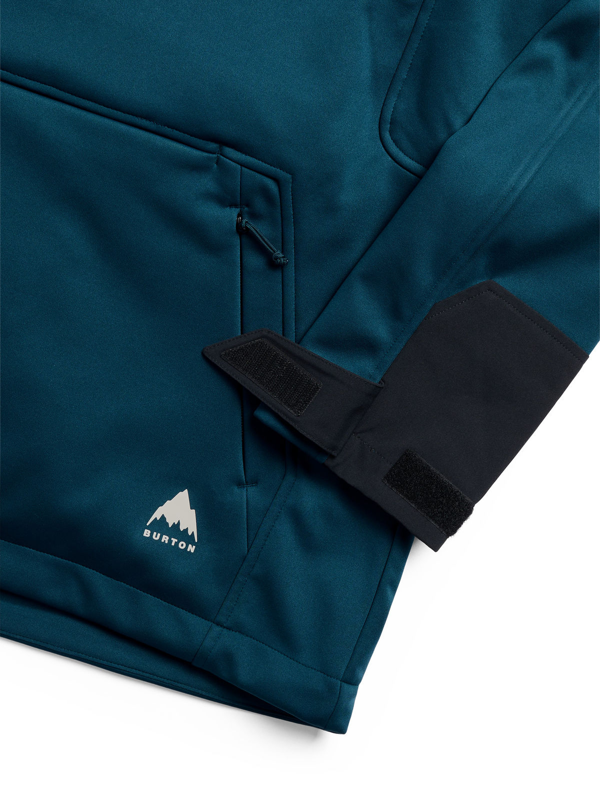 Burton Crown Weatherproof Riding Pullover Hoodie - Atlantic Teal - Burton Pullover Hoodie Apparel - alternate view 9