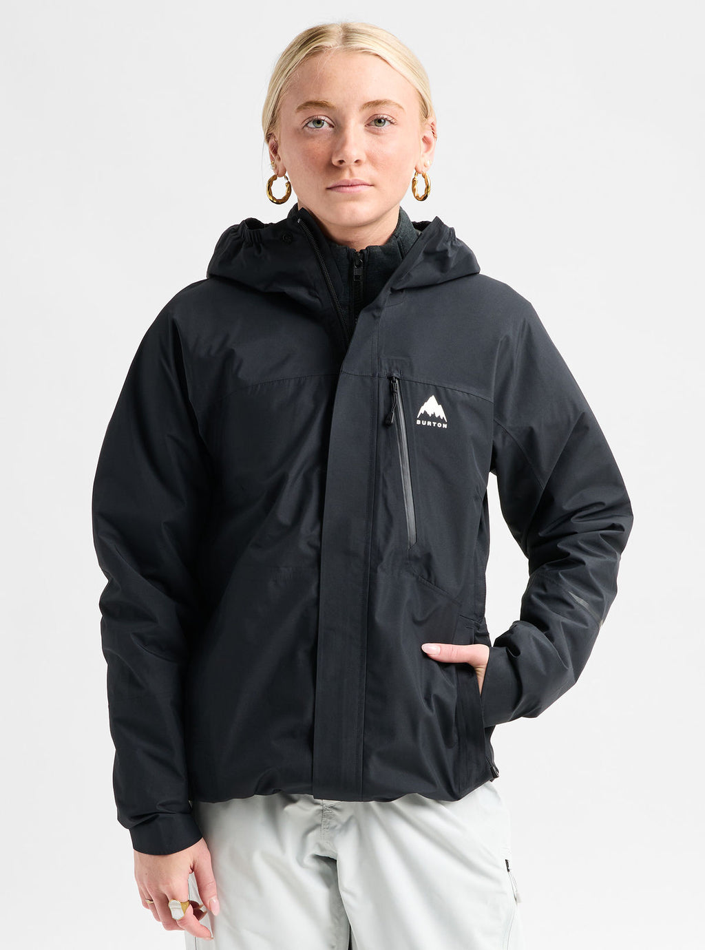 Women's Burton Reserve 2.5L Jacket - True Black - Burton Jacket Outerwear - alternate view 3