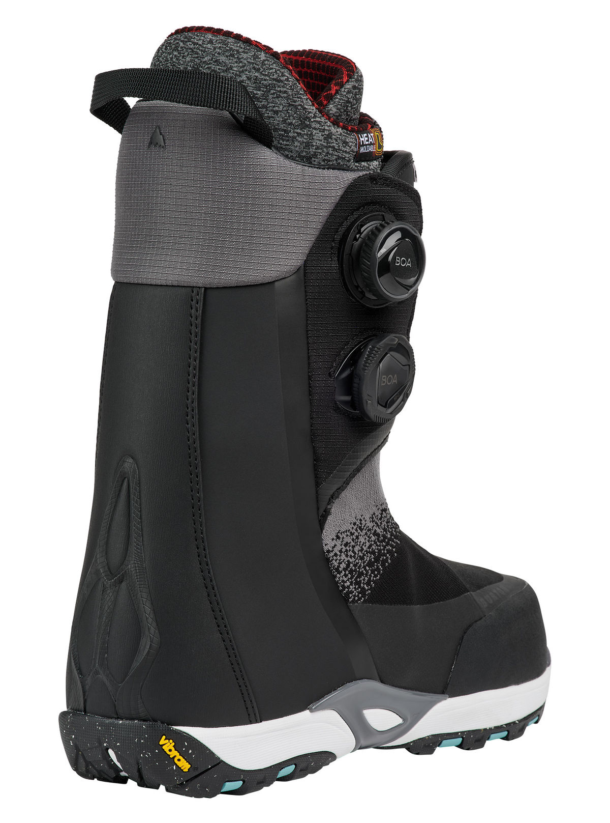 Men's Burton Waverange X Pro Snowboard Boots - Black - Burton Boots Strap - alternate view 2