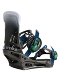 Men's Burton Malavita Snowboard Bindings - Black Fade - Burton Bindings Strap