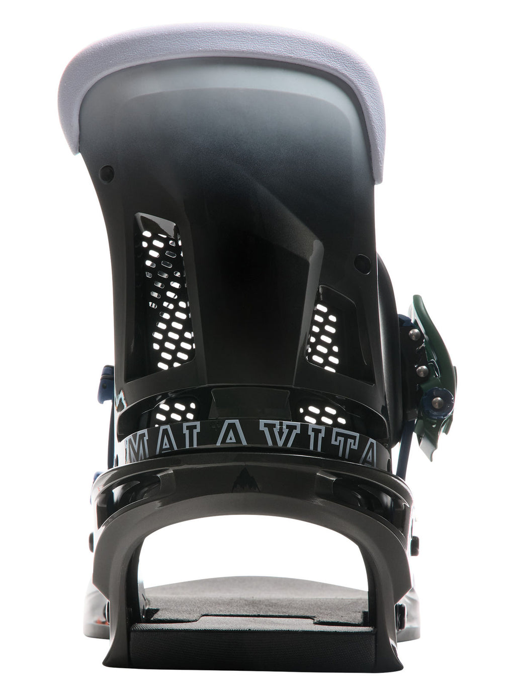 Men's Burton Malavita Snowboard Bindings - Black Fade - Burton Bindings Strap - alternate view 3