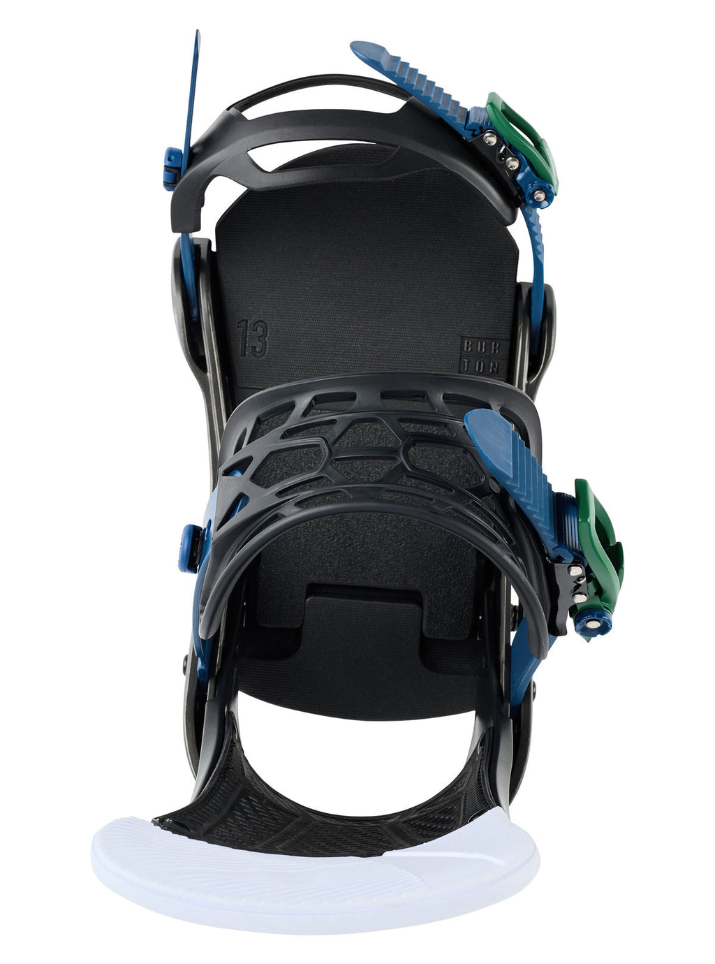 Men's Burton Malavita Snowboard Bindings - Black Fade - Burton Bindings Strap - alternate view 4