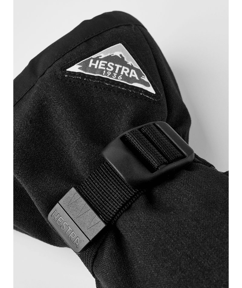 Hestra Powder Gauntlet Glove - Black - Hestra Gloves - alternate view 3