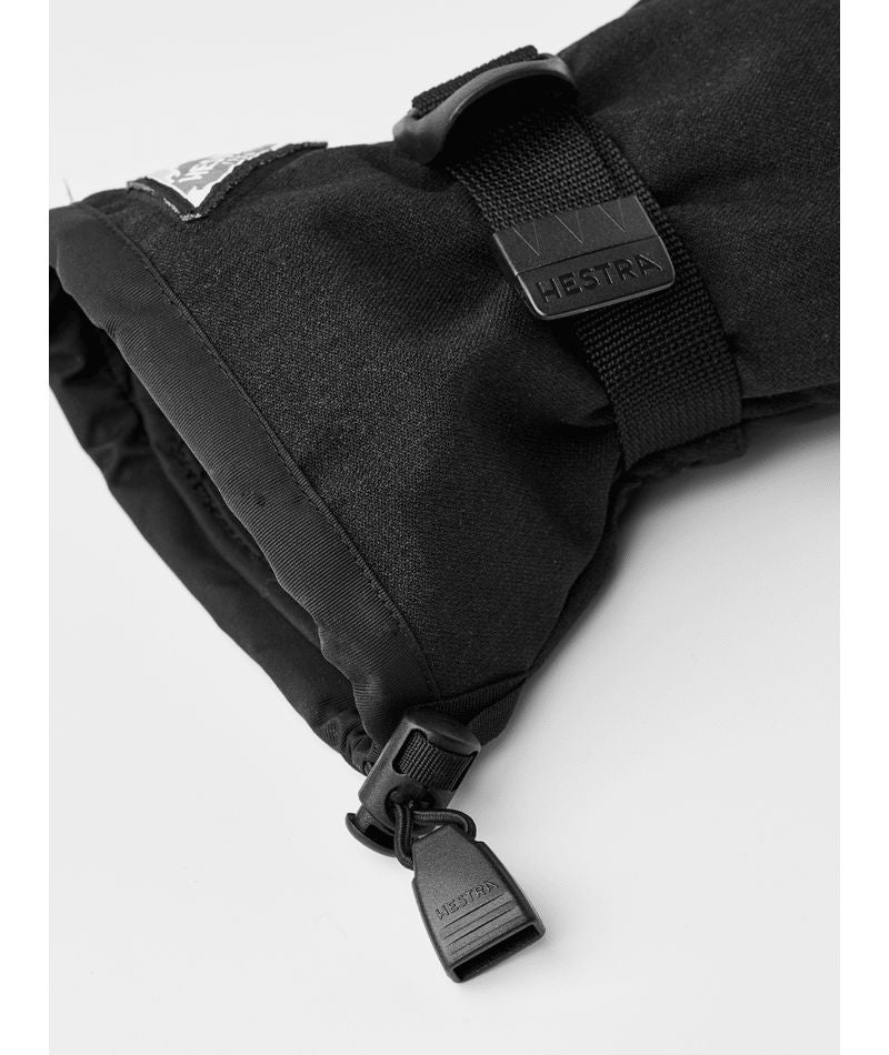 Hestra Powder Gauntlet Glove - Black - Hestra Gloves - alternate view 5