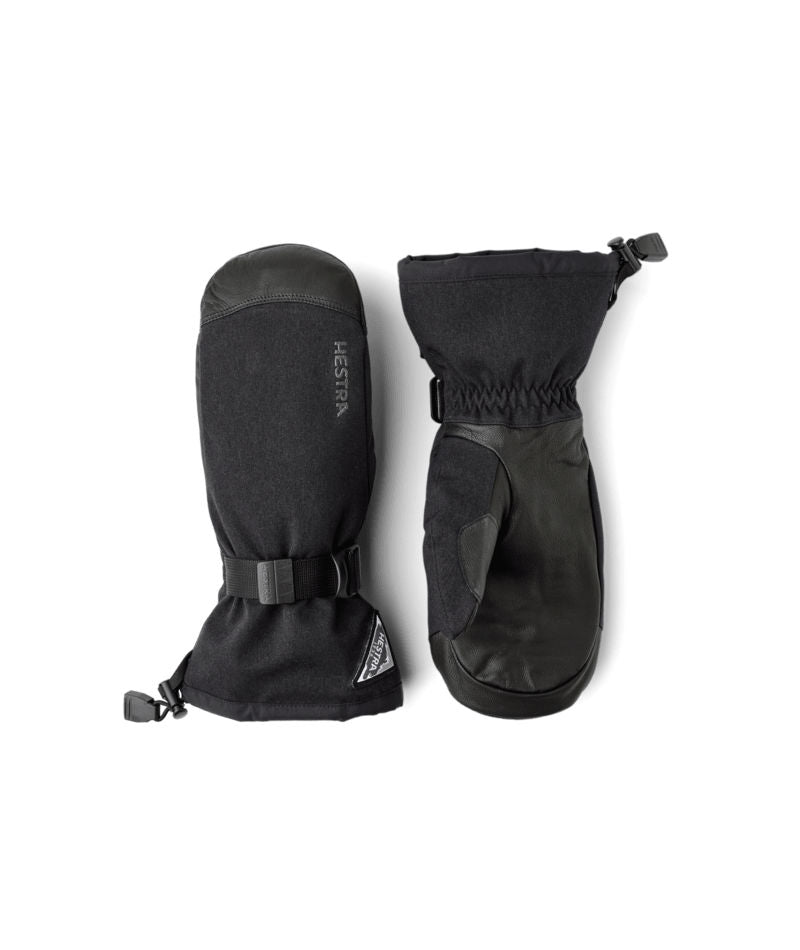 Hestra Powder Gauntlet Mitt - Black - Hestra Mitts