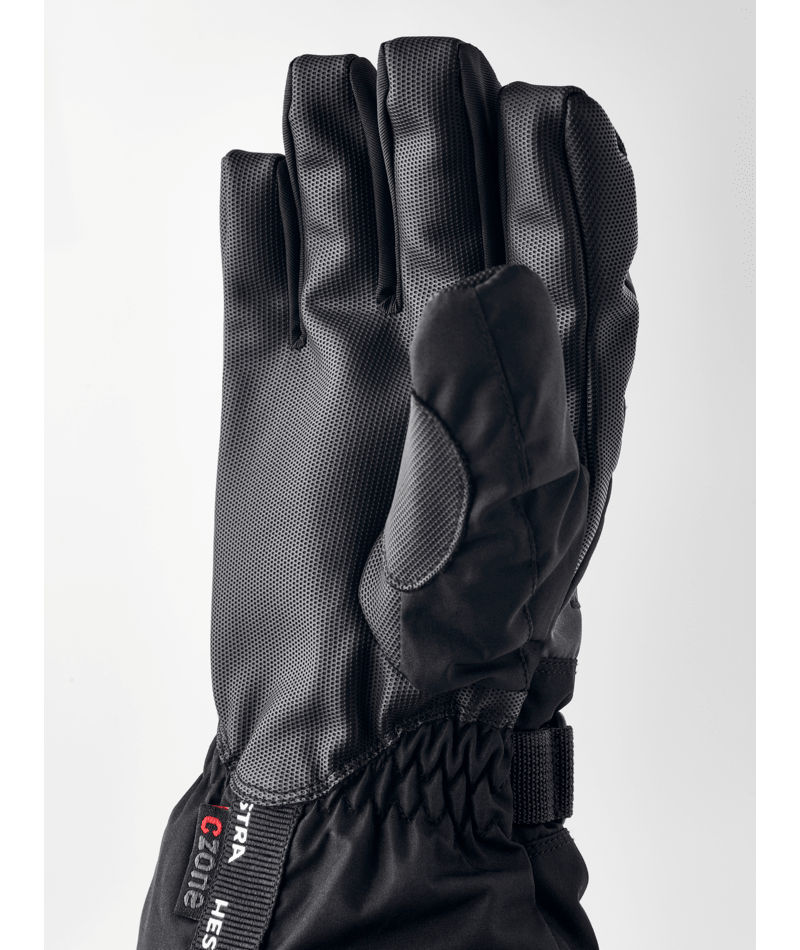 Kids' Hestra Gauntlet CZone Jr. Glove - Graphite/Black - Hestra Gloves - alternate view 2