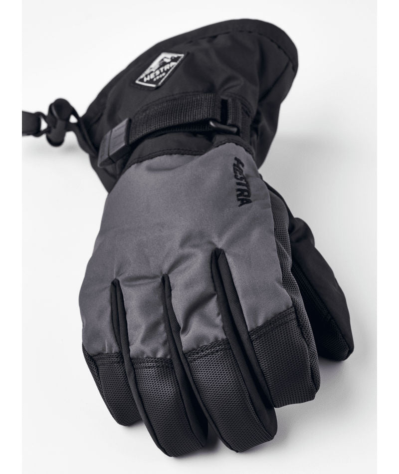 Kids' Hestra Gauntlet CZone Jr. Glove - Graphite/Black - Hestra Gloves - alternate view 3