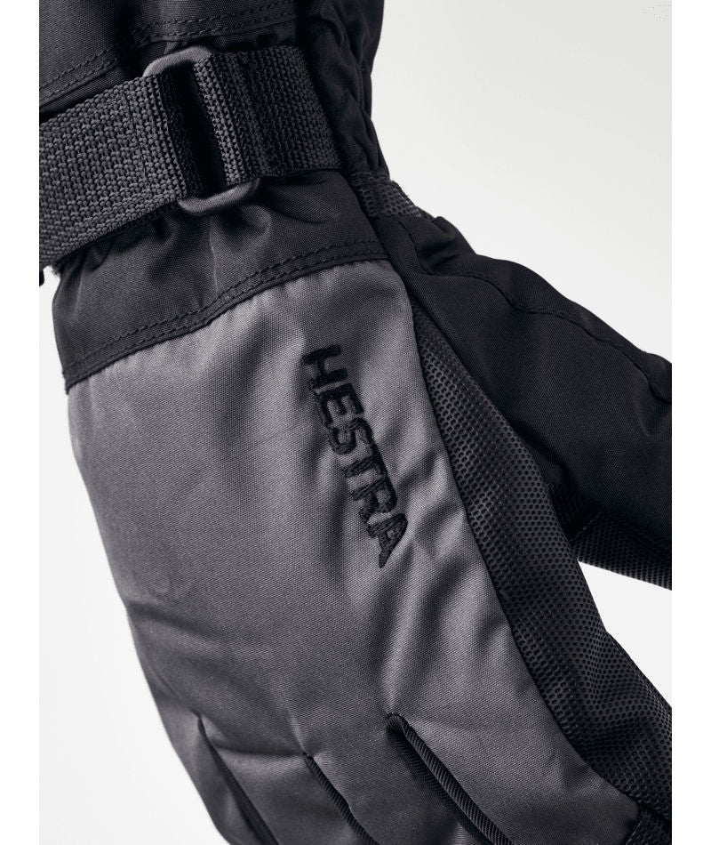 Kids' Hestra Gauntlet CZone Jr. Glove - Graphite/Black - Hestra Gloves - alternate view 4