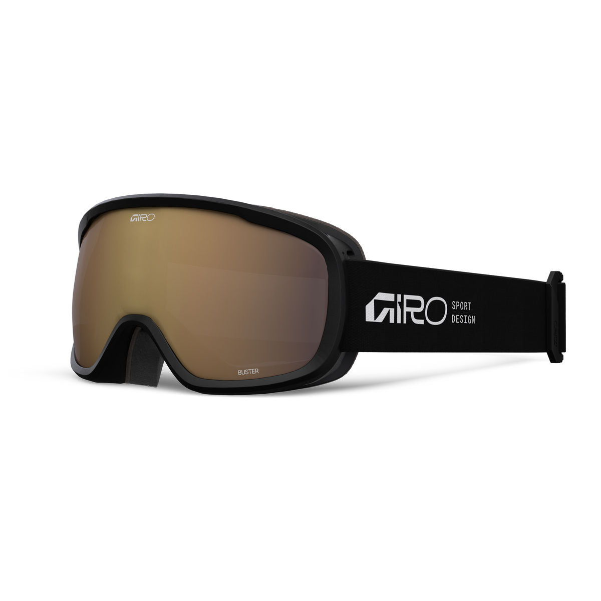 Giro Kids' Buster Snow Goggle - Black Stacked/Amber Rose - Giro Traditional Goggle
