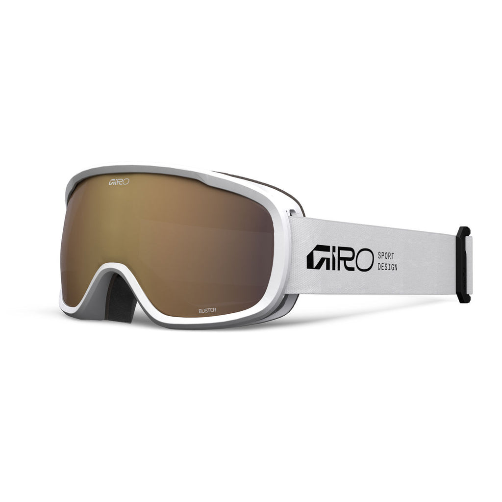 Giro Kids' Buster Snow Goggle - White Stacked/Amber Rose - Giro Traditional Goggle
