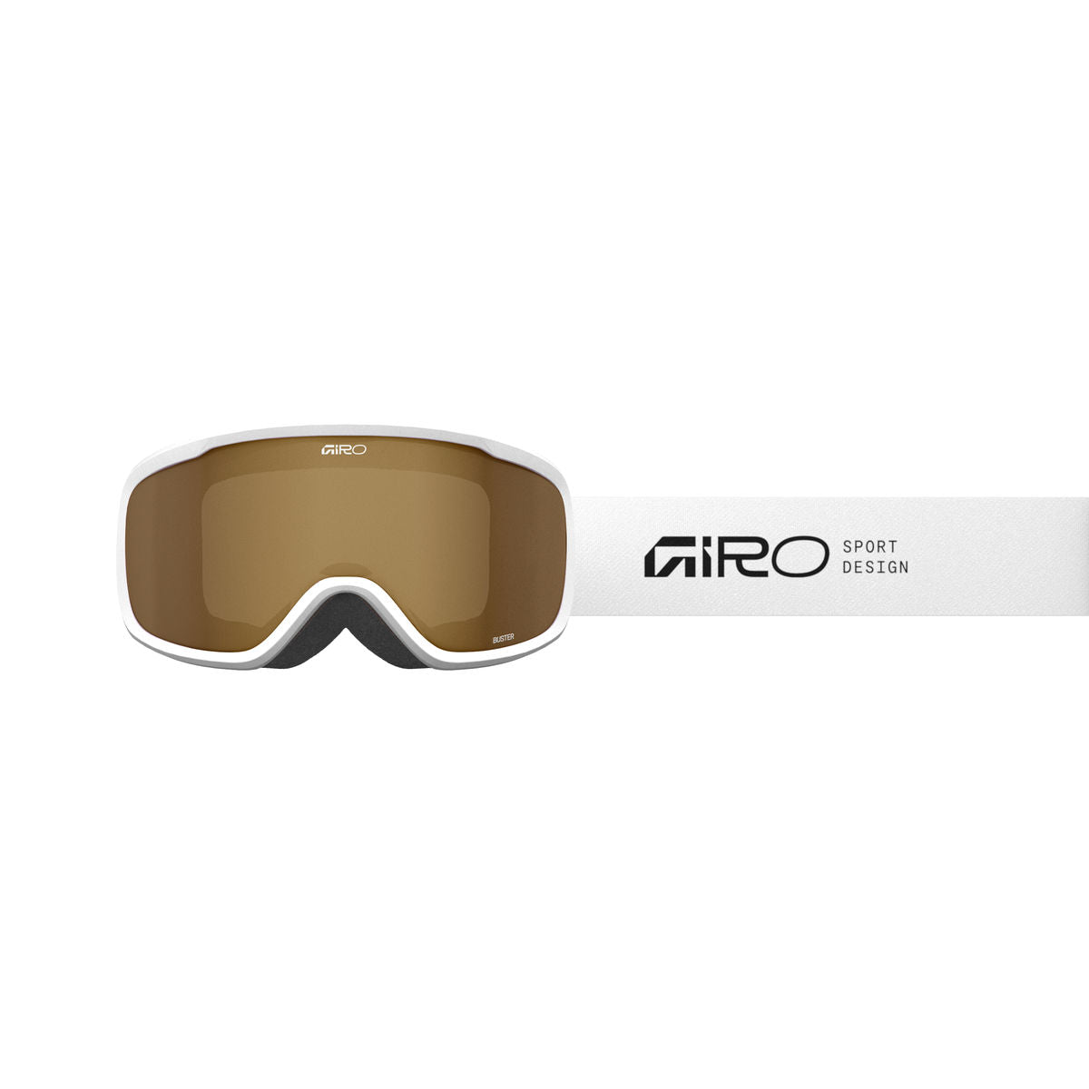 Giro Kids' Buster Snow Goggle - White Stacked/Amber Rose - Giro Traditional Goggle - alternate view 2