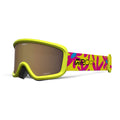 Giro Kids' Chico 2.0 AR40 Snow Goggle - Yellow Flowers/Amber Rose - Traditional Goggle