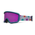 Giro Kids' Chico 2.0 Snow Goggle - Teal Painted/Amber Pink - Traditional Goggle