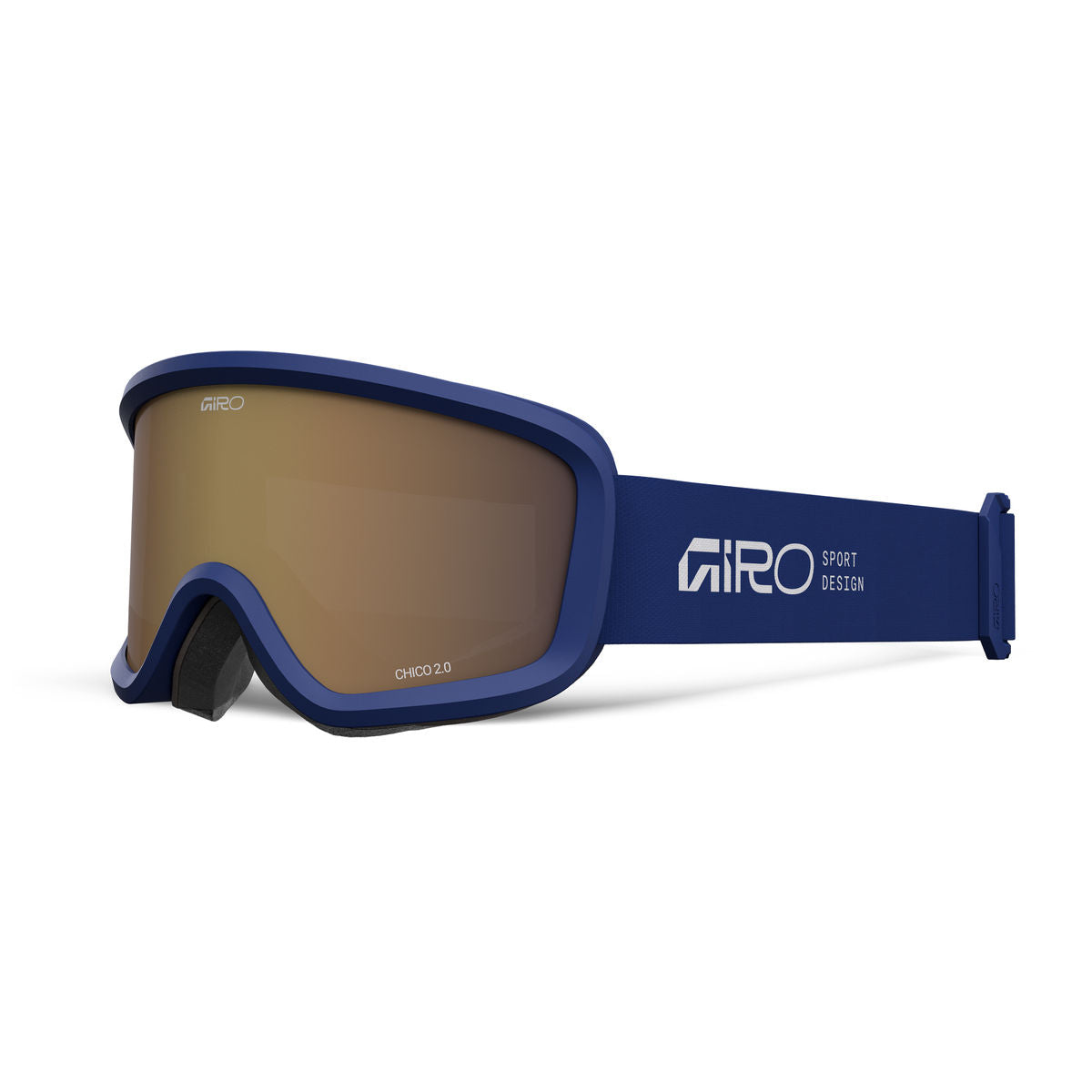 Giro Kids' Chico 2.0 AR40 Snow Goggle - Blue Stacked/Amber Rose - Traditional Goggle