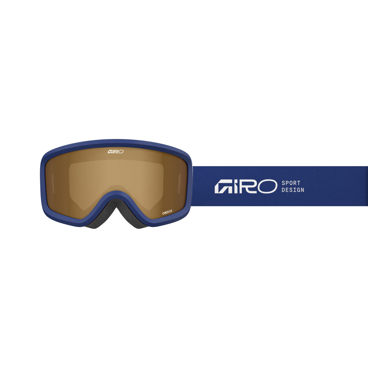 Giro Kids' Chico 2.0 AR40 Snow Goggle - Blue Stacked/Amber Rose - Traditional Goggle