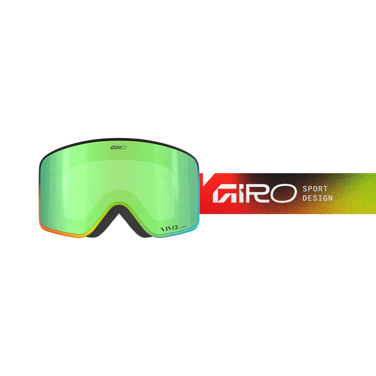 Giro Method Snow Goggle - Multicolor Faded/Vivid Emerald - Giro Traditional Goggle - alternate view 2
