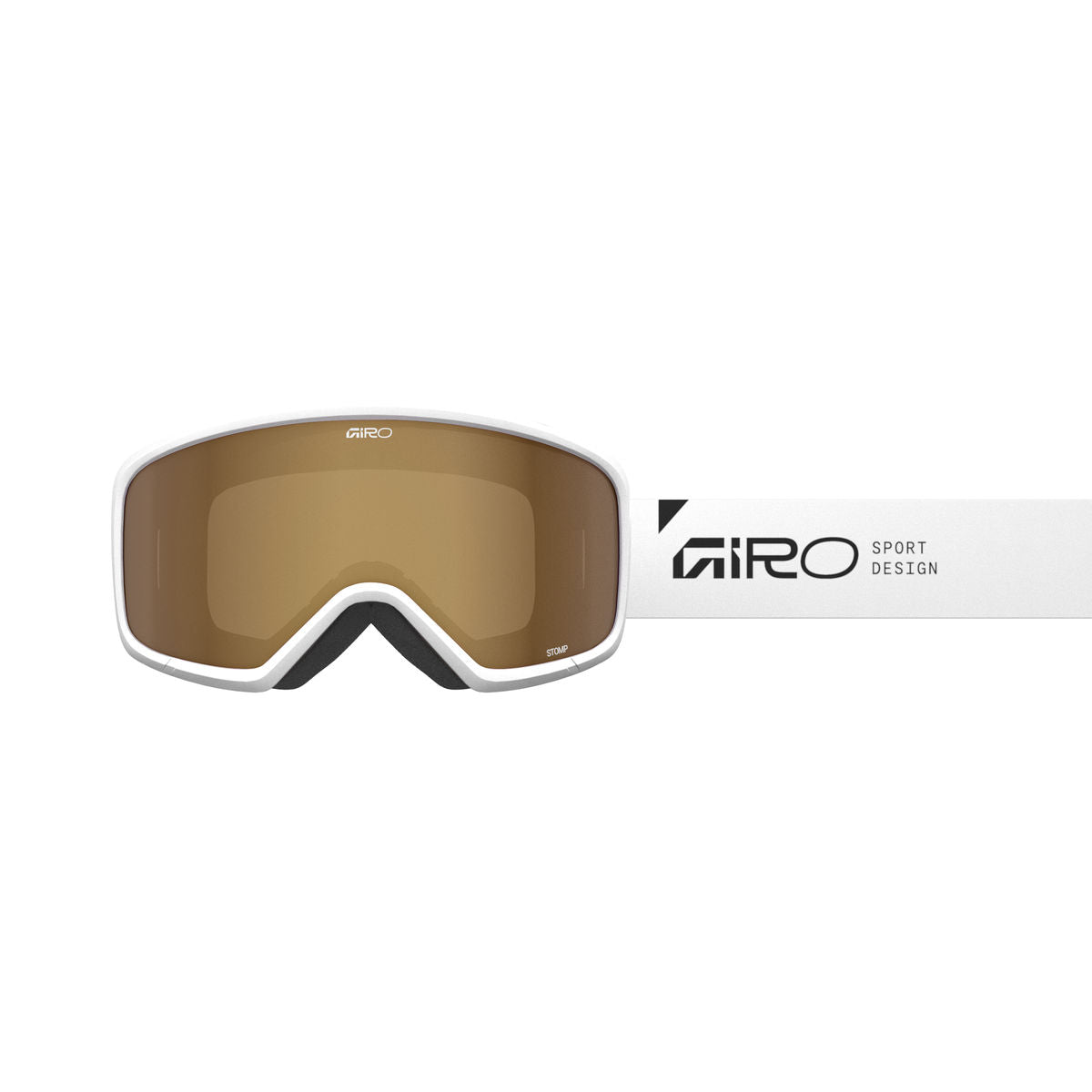 Giro Kids' Stomp AR40 Snow Goggle - White Wordmark/Amber Rose - Giro Traditional Goggle - alternate view 2