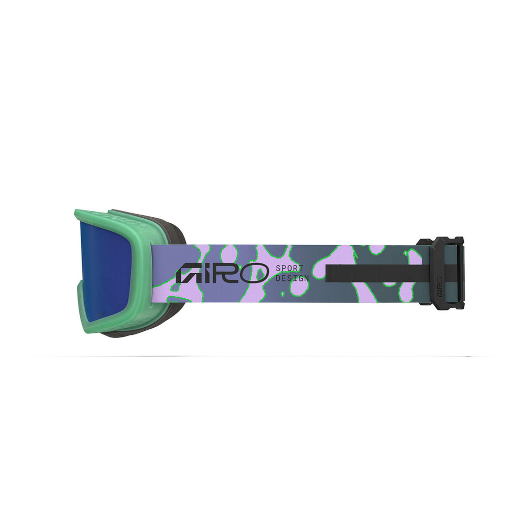 Giro Kids' Chico 2.0 Snow Goggle - Flo Green/Lavender/Grey Cobalt - Traditional Goggle