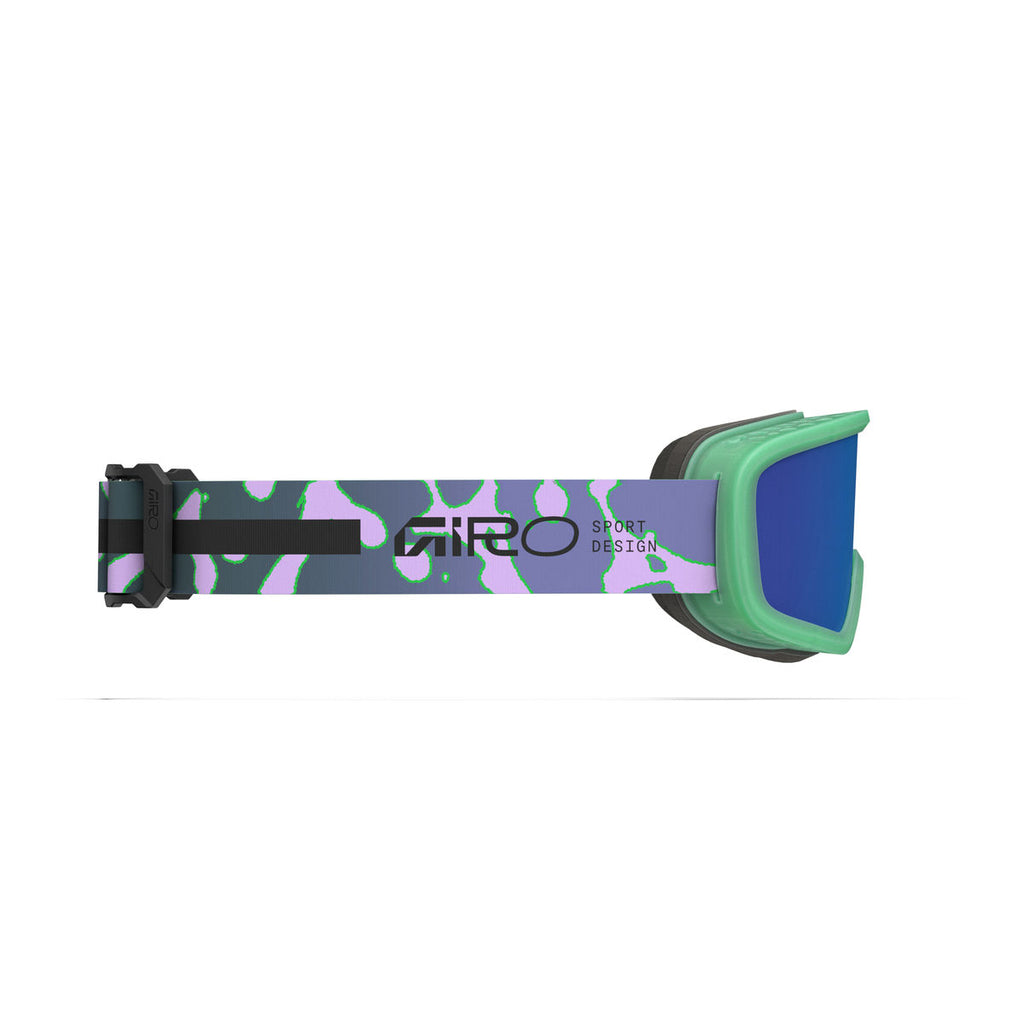 Giro Kids' Chico 2.0 Snow Goggle - Flo Green/Lavender/Grey Cobalt - Traditional Goggle