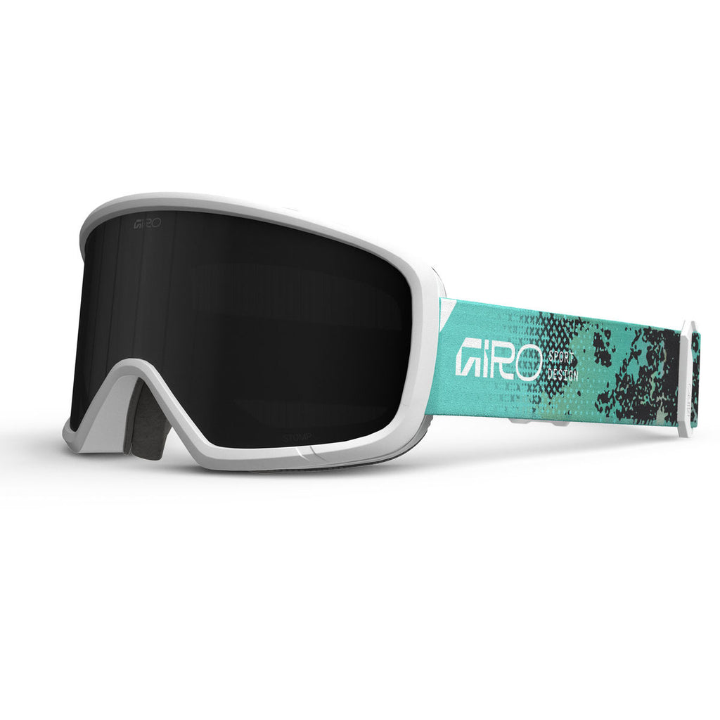 Giro Kids' Stomp Snow Goggle - Glacier Green/Ultra Black - Giro Traditional Goggle