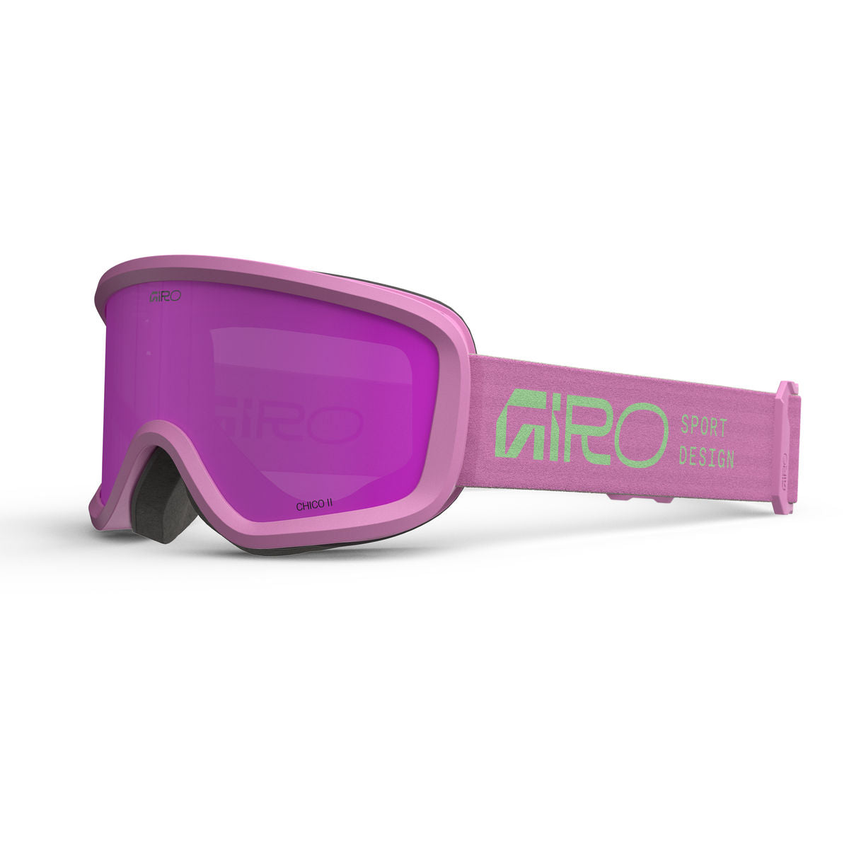 Giro Kids' Chico 2.0 Snow Goggle - Taffy/Paradise/Amber Pink - Traditional Goggle