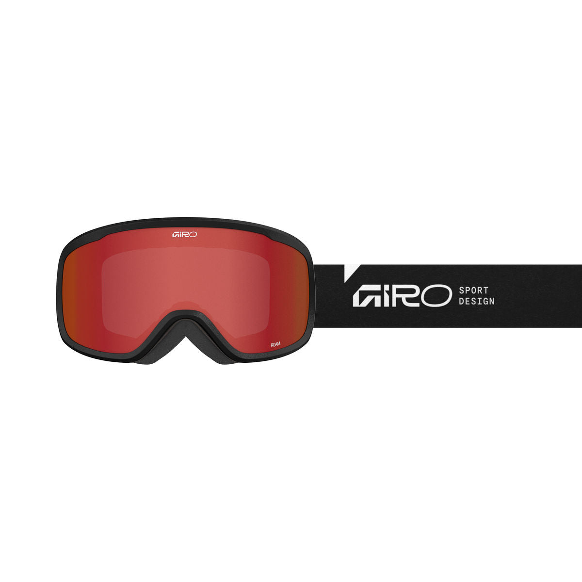 Giro Roam Snow Goggle - Black/Amber Scarlet - Giro Traditional Goggle - alternate view 2
