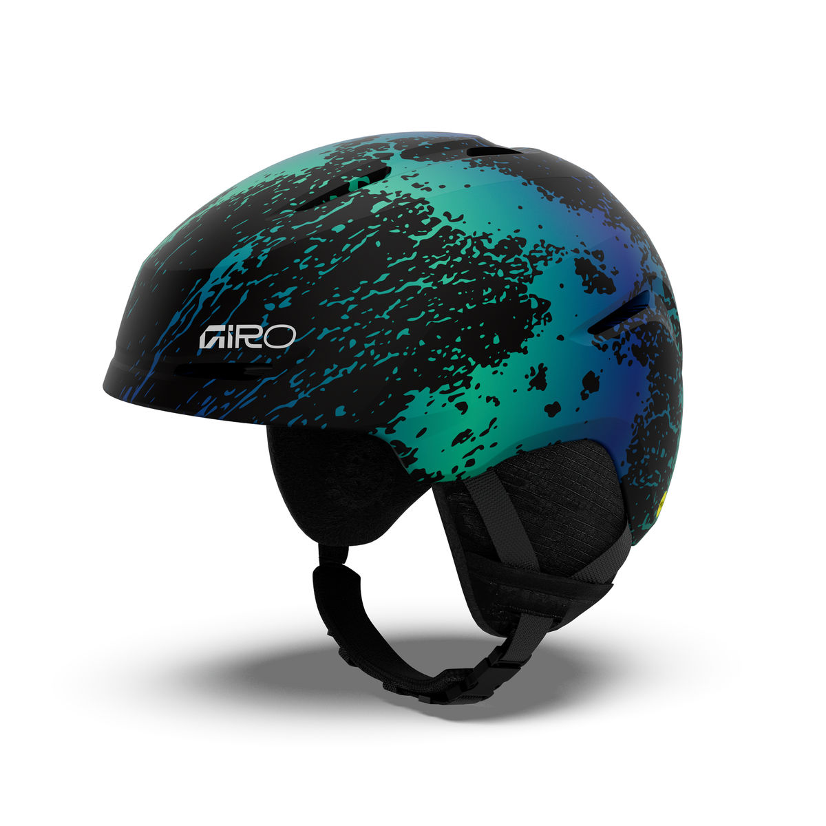 Giro Kids' Spur MIPS Snow Helmet - Blue/Green Surge - Giro Mips